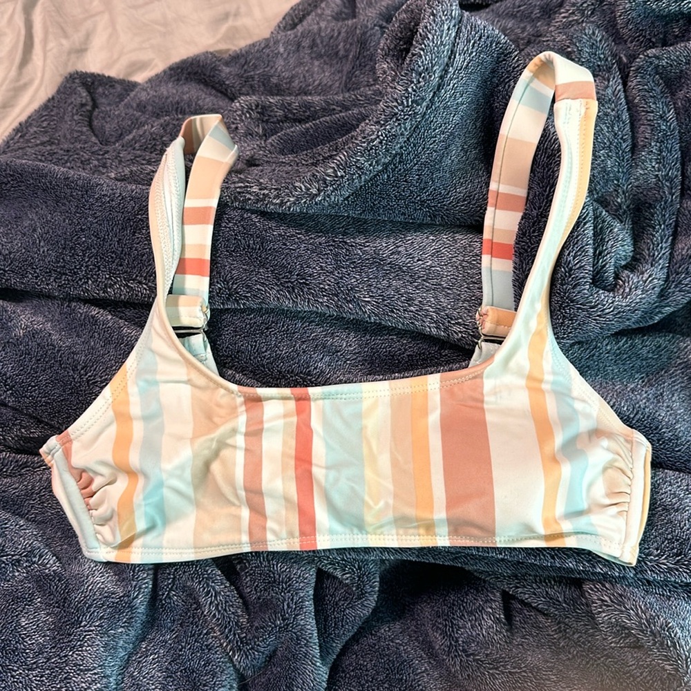 Target Brand Striped SwimSuit Top